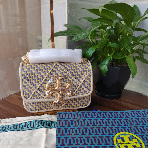 NEW TORY BURCH Small Eleanor Braided Shoulder Bag - Picture 2 of 13